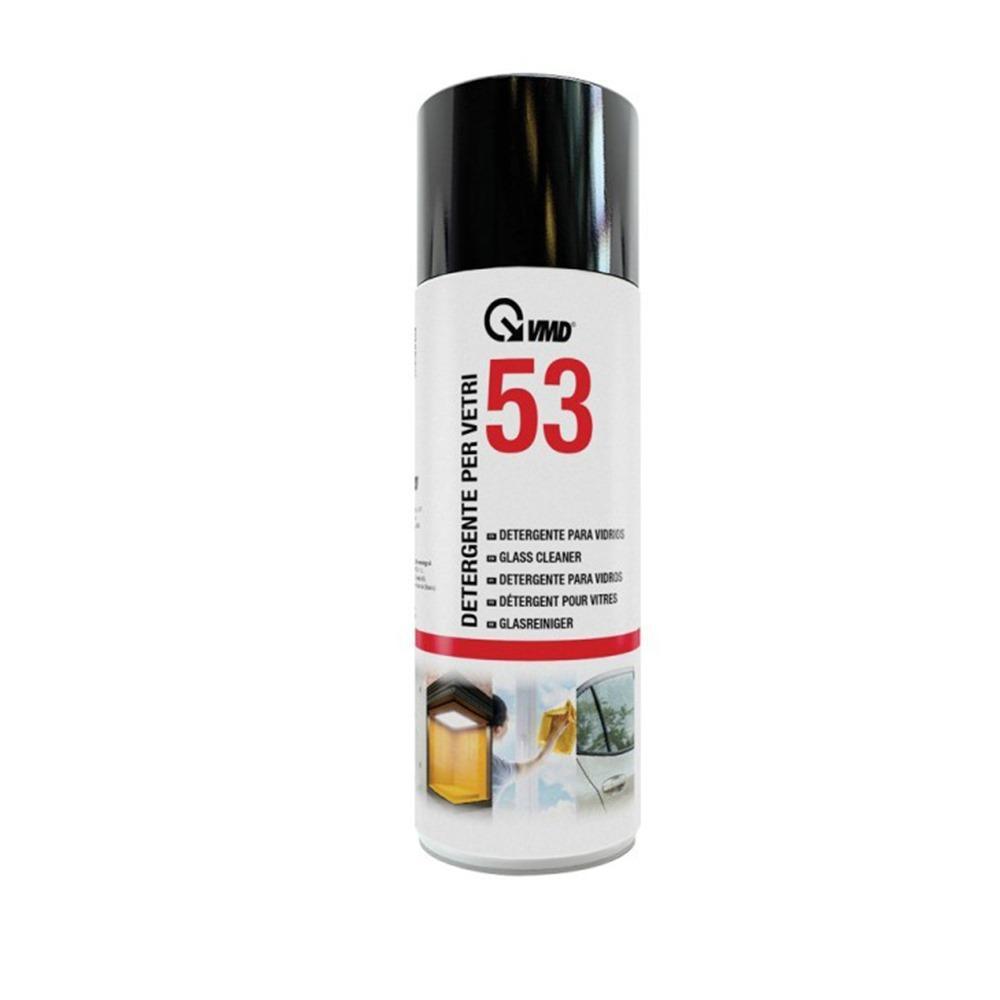 etergente per Vetri Spray VMD 400 ml, pulizia senza aloni e brillantezza per vetri, specchi e superfici riflettenti, con applicatore spray per un risultato uniforme.