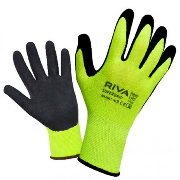 rivasafe guanto da lavoro rivasafe supergrip giallo