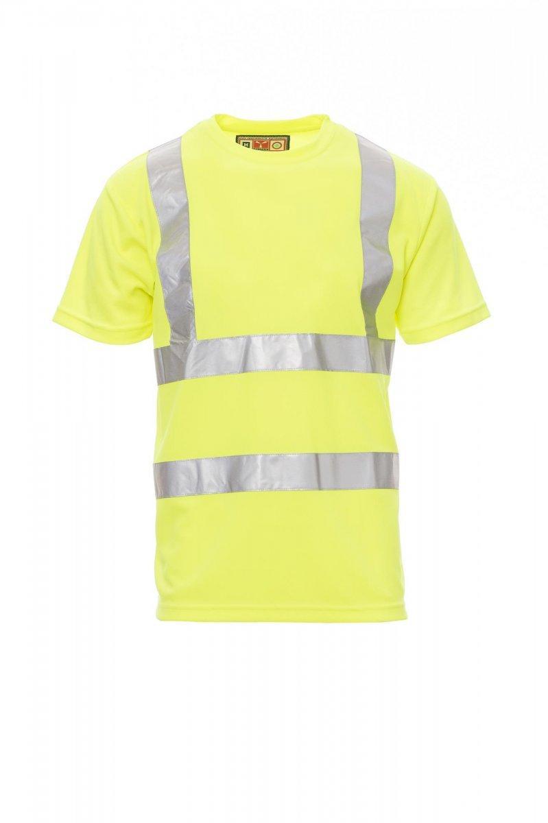 payper t-shirt da lavoro payper avenue gialla alta visibilità