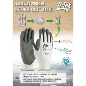 Guanto da lavoro   3rx  pu/green