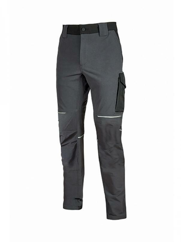 u-power pantalone da lavoro u power world grigio