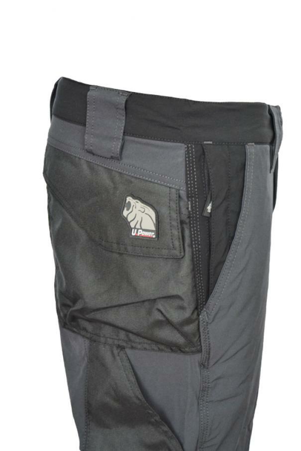 u-power pantalone da lavoro u power world grigio