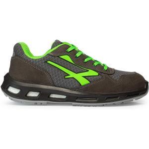 Scarpa antinfortunistica u power point bassa grigio verde