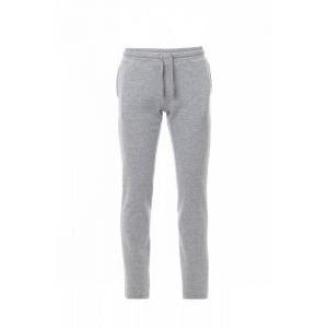 Pantalone felpato  jogging grigio melange