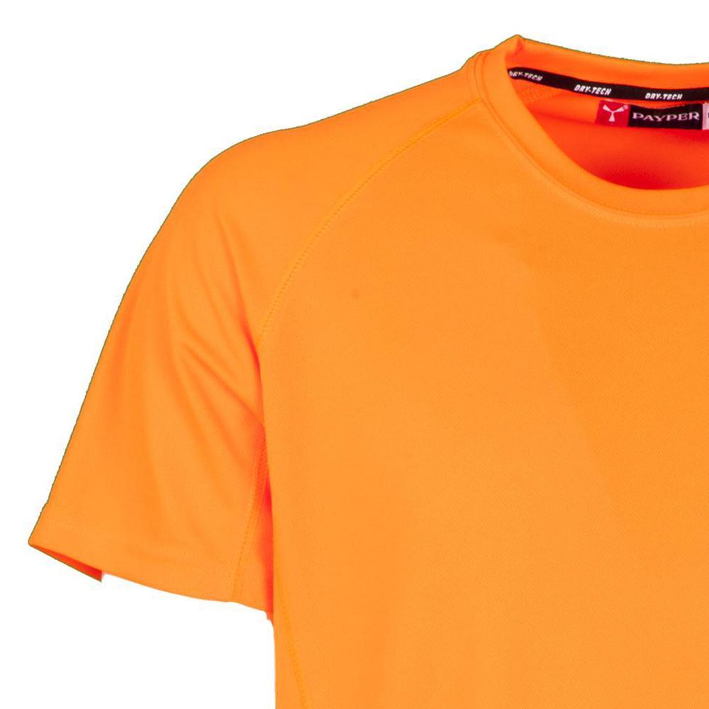 T-SHIRT_PAYPER_RUNNER_ARANCIO_FLUO_MANICA