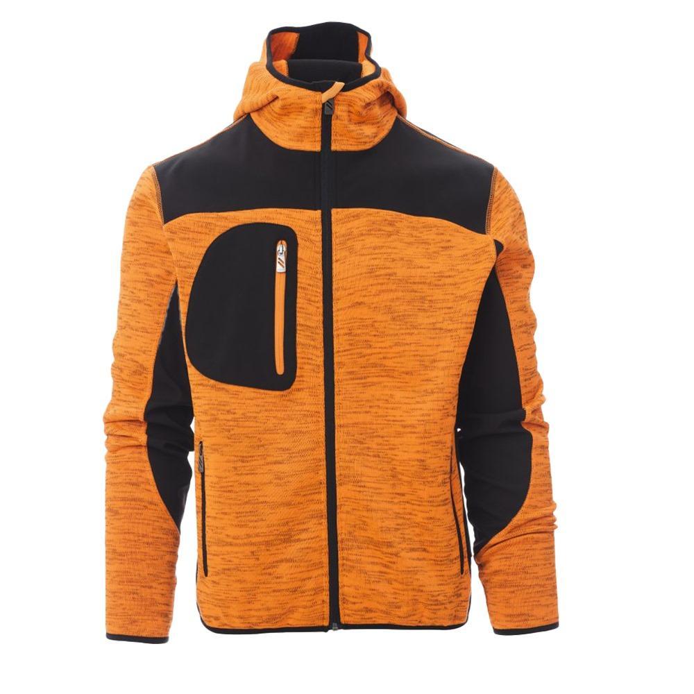 Giacca Payper Trip Nero/Arancio ideale per chi cerca un capo tecnico e di qualita perfetto per le attivita all'aperto o per un look casual ma funzionale