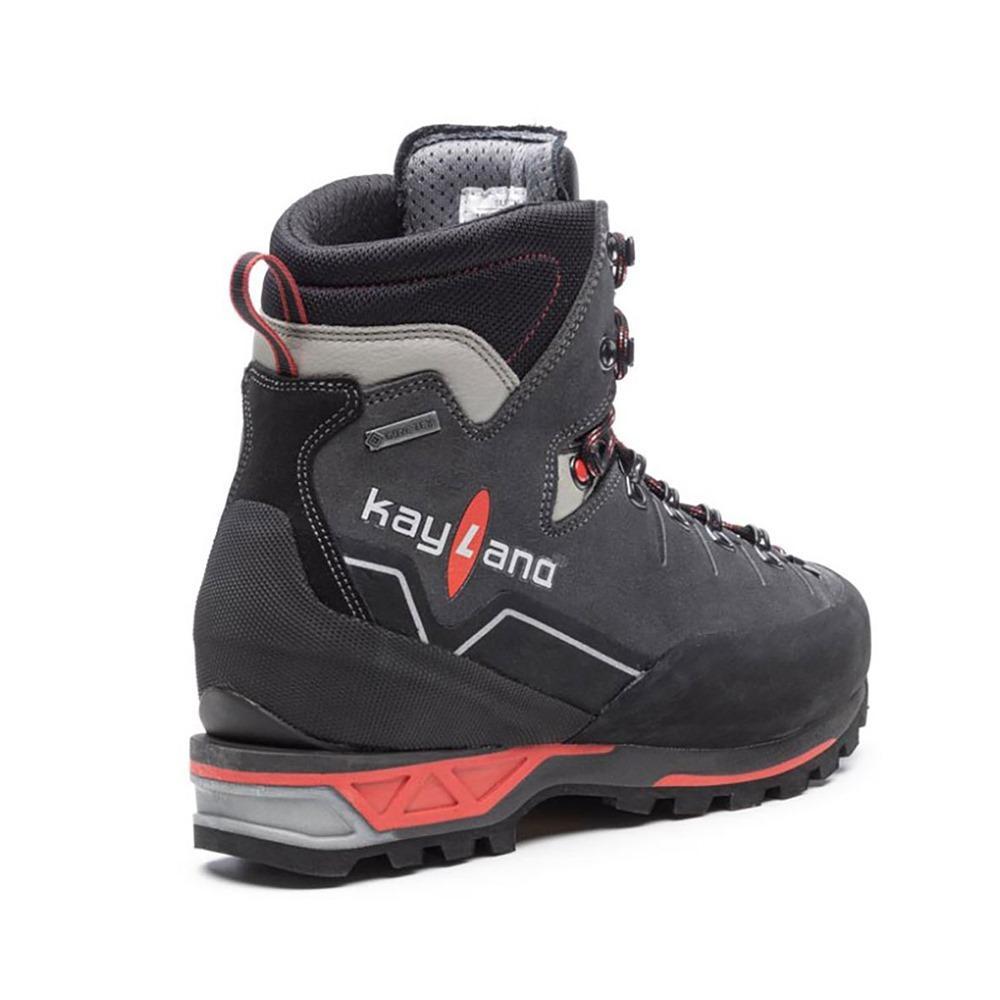 Scarpone Kayland Super Rock GTX - Vista posteriore con supporto alla caviglia e dettagli sulla linguetta anatomica per un comfort ottimale durante l'escursione.