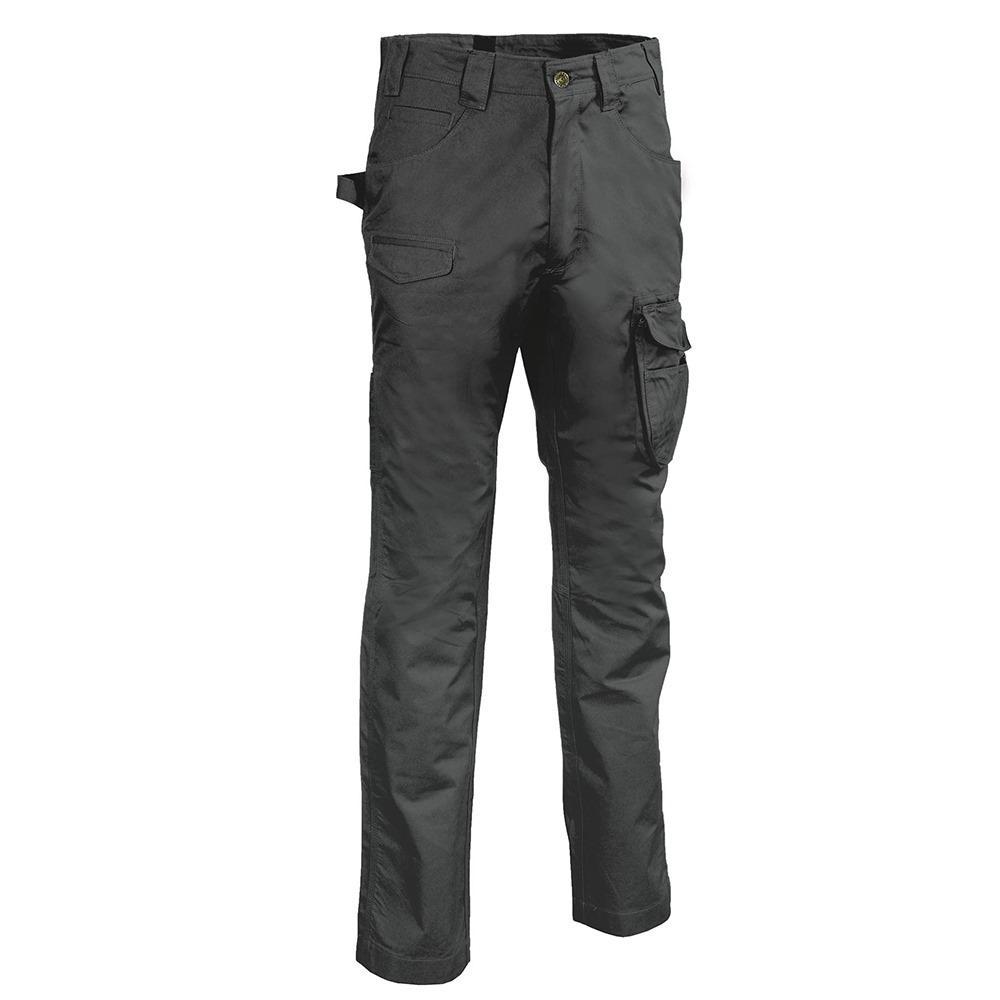 Pantaloni da lavoro Cofra Kalamata con vestibilitu00e0 skinny, ultraleggeri e tasche funzionali, ideali per l'edilizia e l'industria.