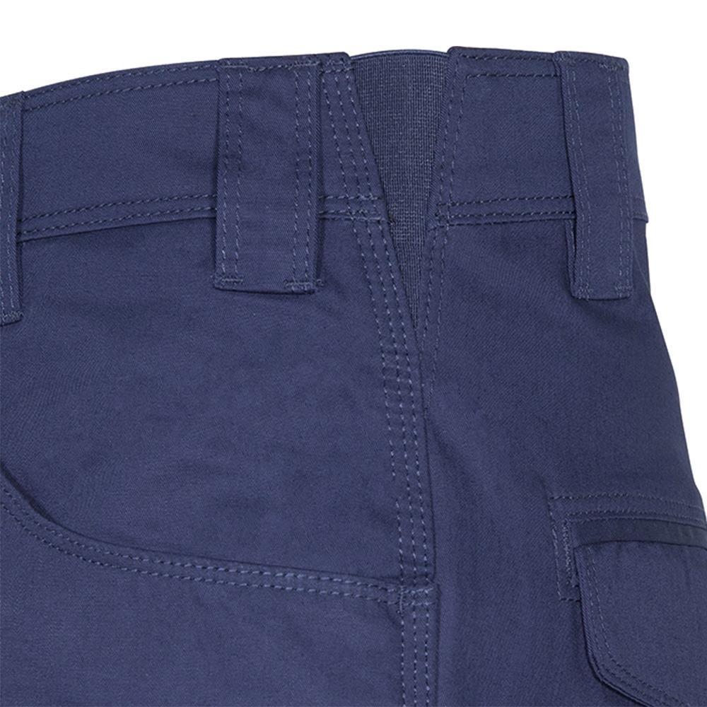 Dettaglio elastico in vita dei pantaloni Cofra Kalamata, progettati per garantire comfort e resistenza durante il lavoro.