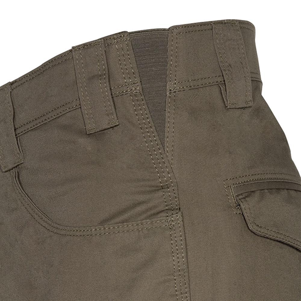 Dettaglio elastico in vita dei pantaloni Cofra Kalamata, progettati per garantire comfort e resistenza durante il lavoro.