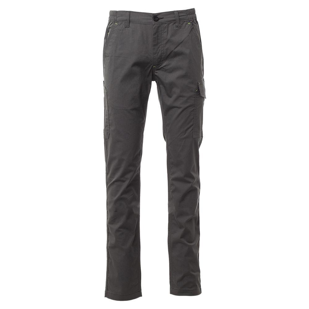 Pantalone da lavoro invernale Payper Power Winter smoke, resistente e confortevole con tasche funzionali e tessuto caldo in cotone satin brushed.