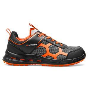 Scarpa antinfortunistica  ufo s1ps bassa. arancio-nero