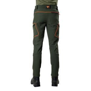 Pantalone  argon. verde arancio