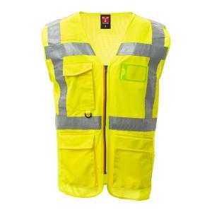 Gilet alta visibilita'  extra mesh. giallo fluo