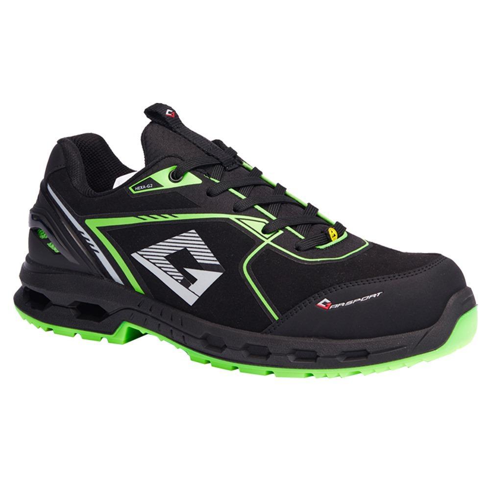 Scarpa antinfortunistica Garsport Hexa G2 S3S ESD con suola Hexalight e tomaia in microfibra ecosostenibile